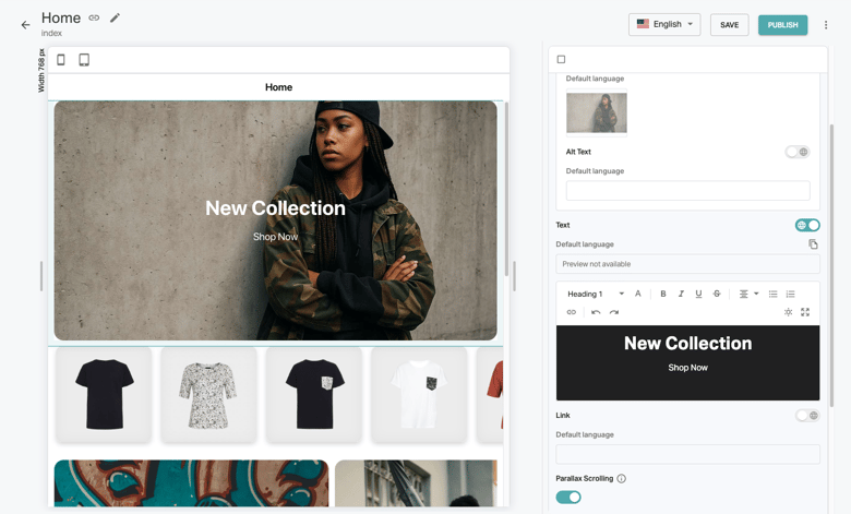 Pages 2.0 Admin Preview