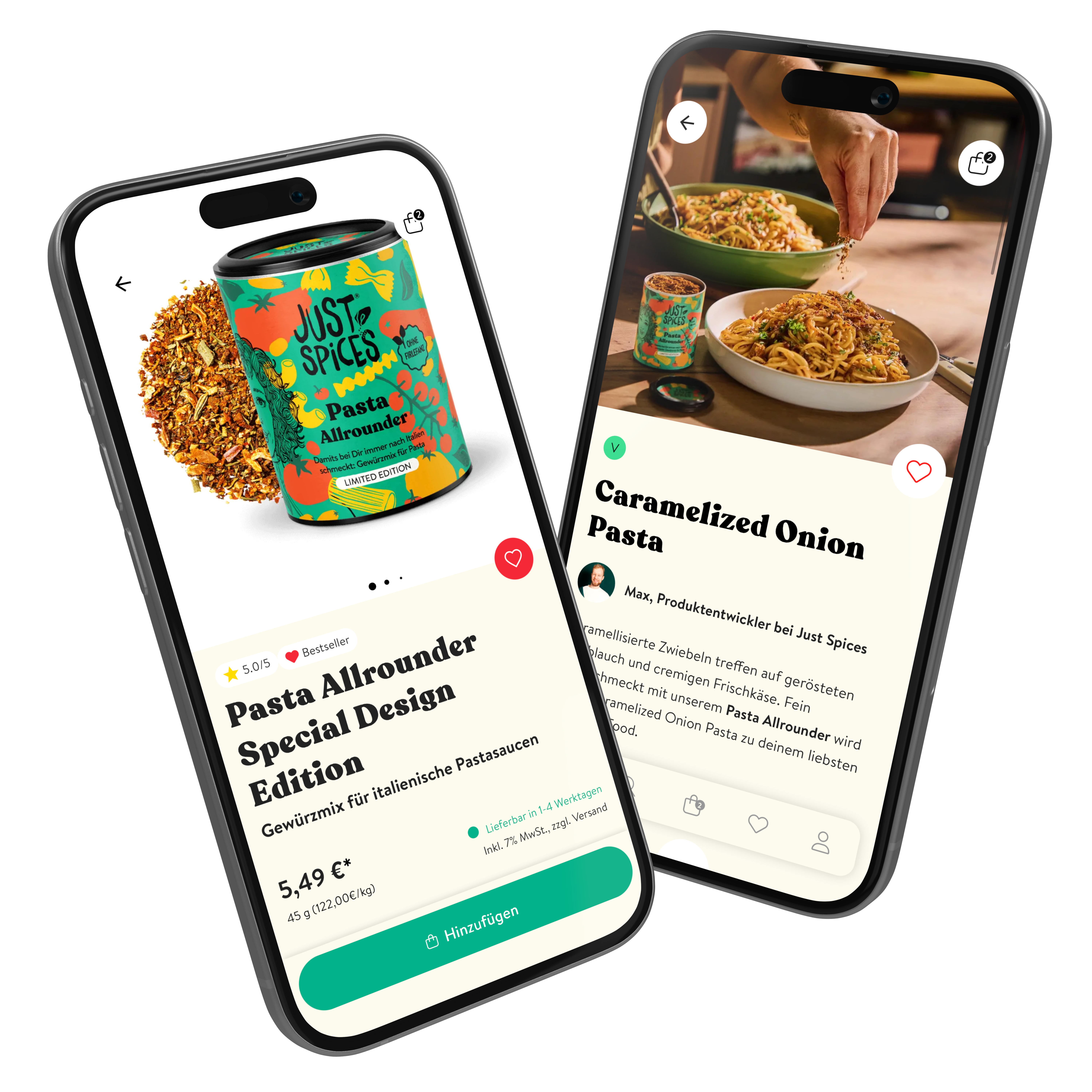 Just Spices App Shopgate