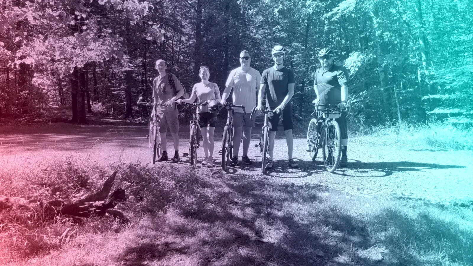 Radtour des Teams