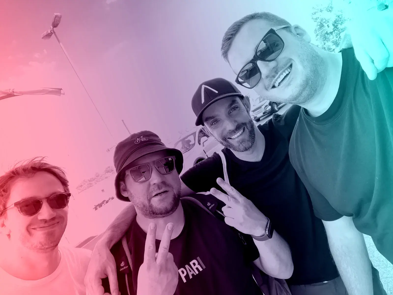 Kollegen beim Teamevent